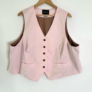 The Wildfang Suit Vest 3X Pink